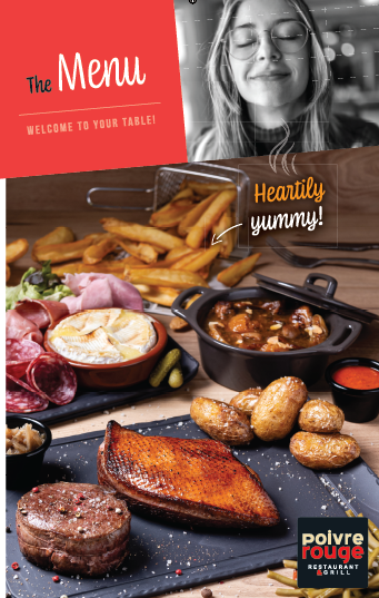 View menu card